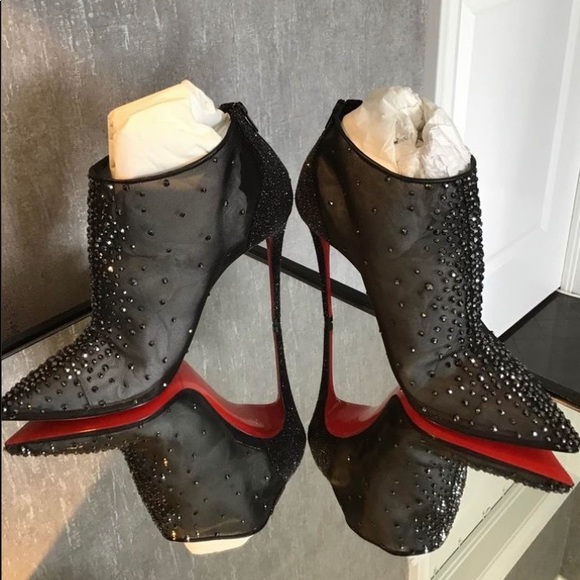 Christian Louboutin Constella Crystal Boots - Picture 5 of 6